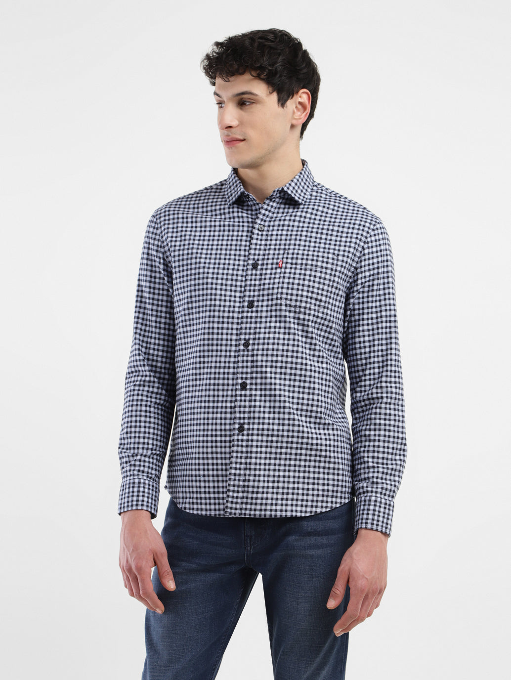 Men's Checkered Slim Fit Shirt