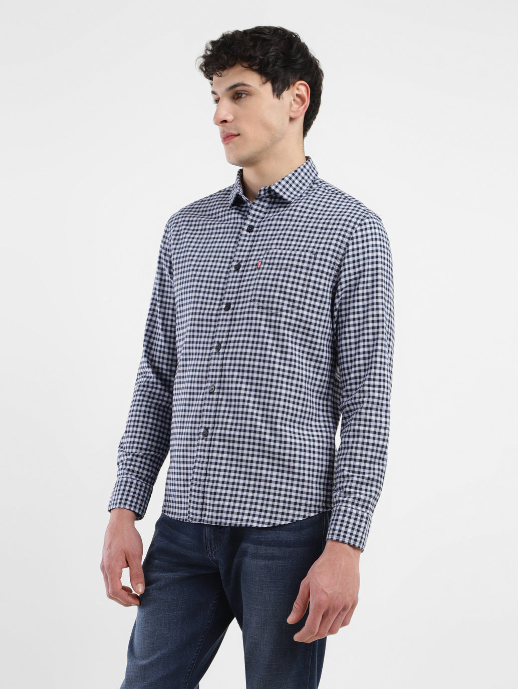 Men's Checkered Slim Fit Shirt