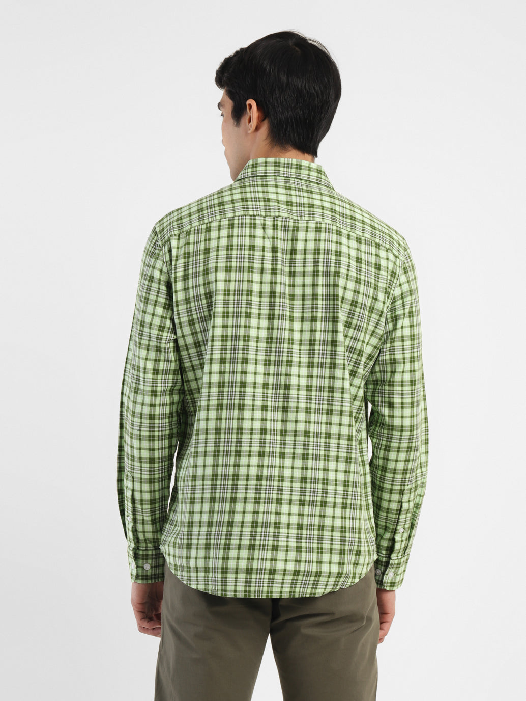 Men's Checkered Slim Fit Shirt