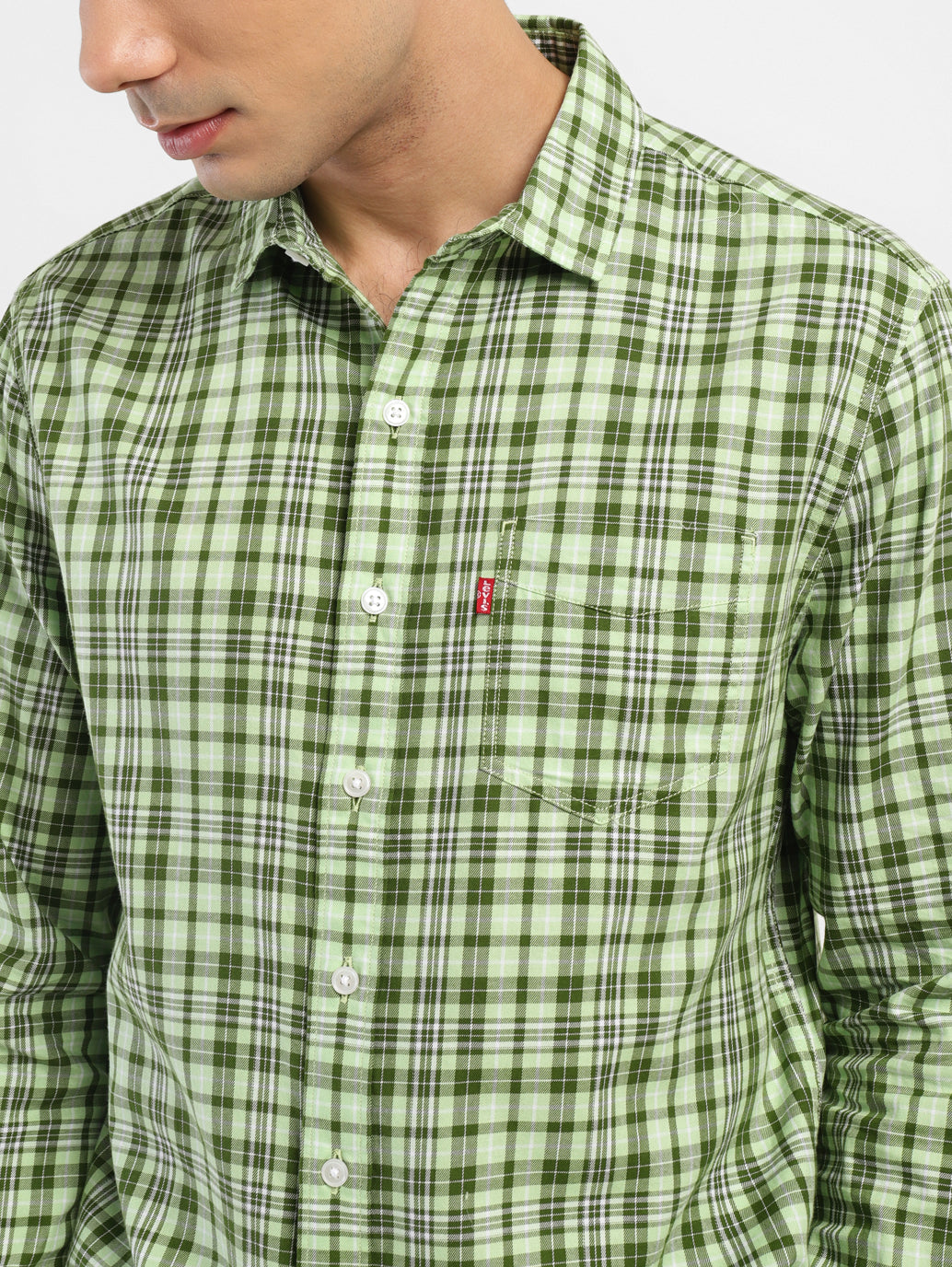 Men's Checkered Slim Fit Shirt