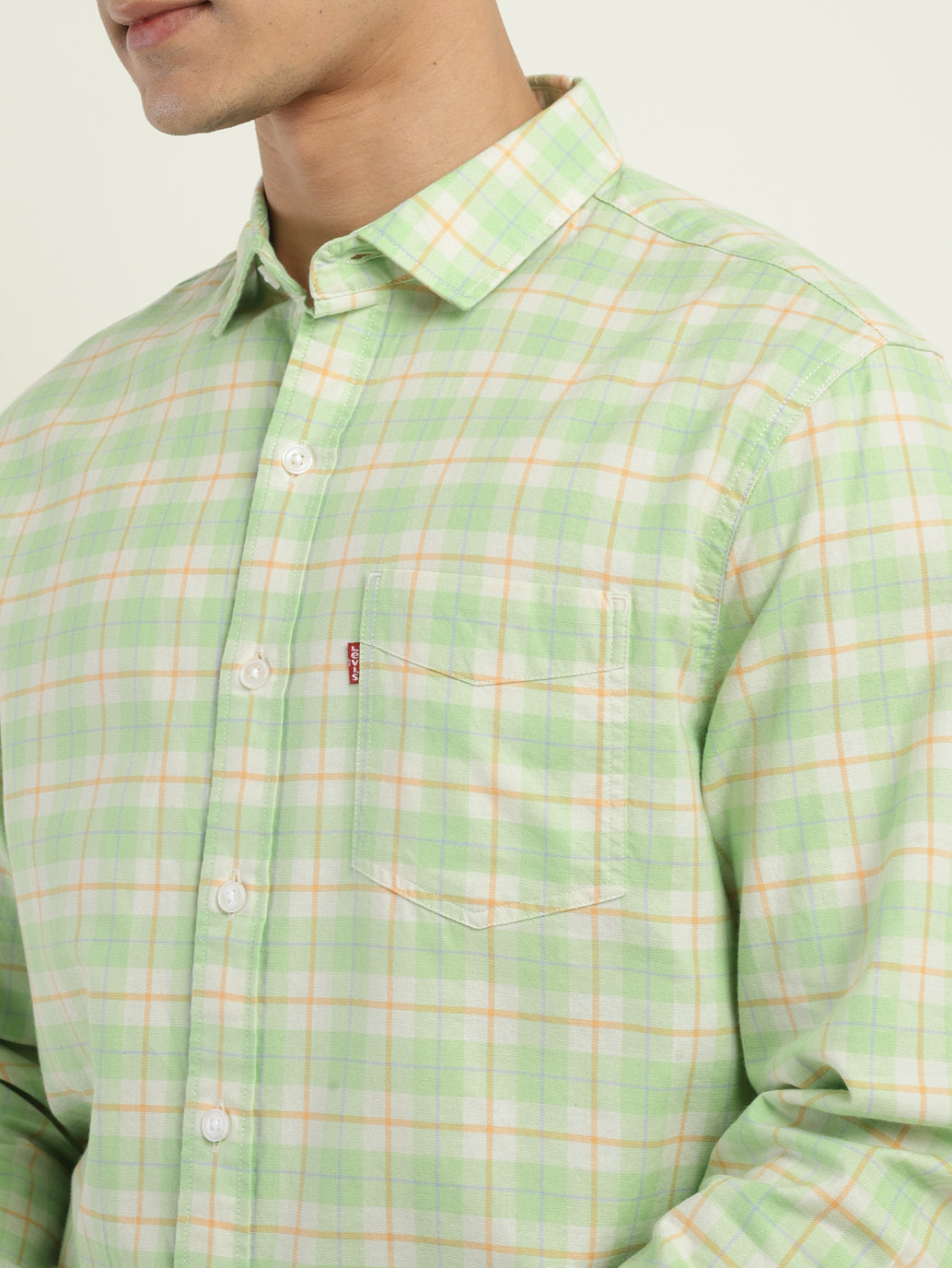 Men's Checkered Slim Fit Shirt