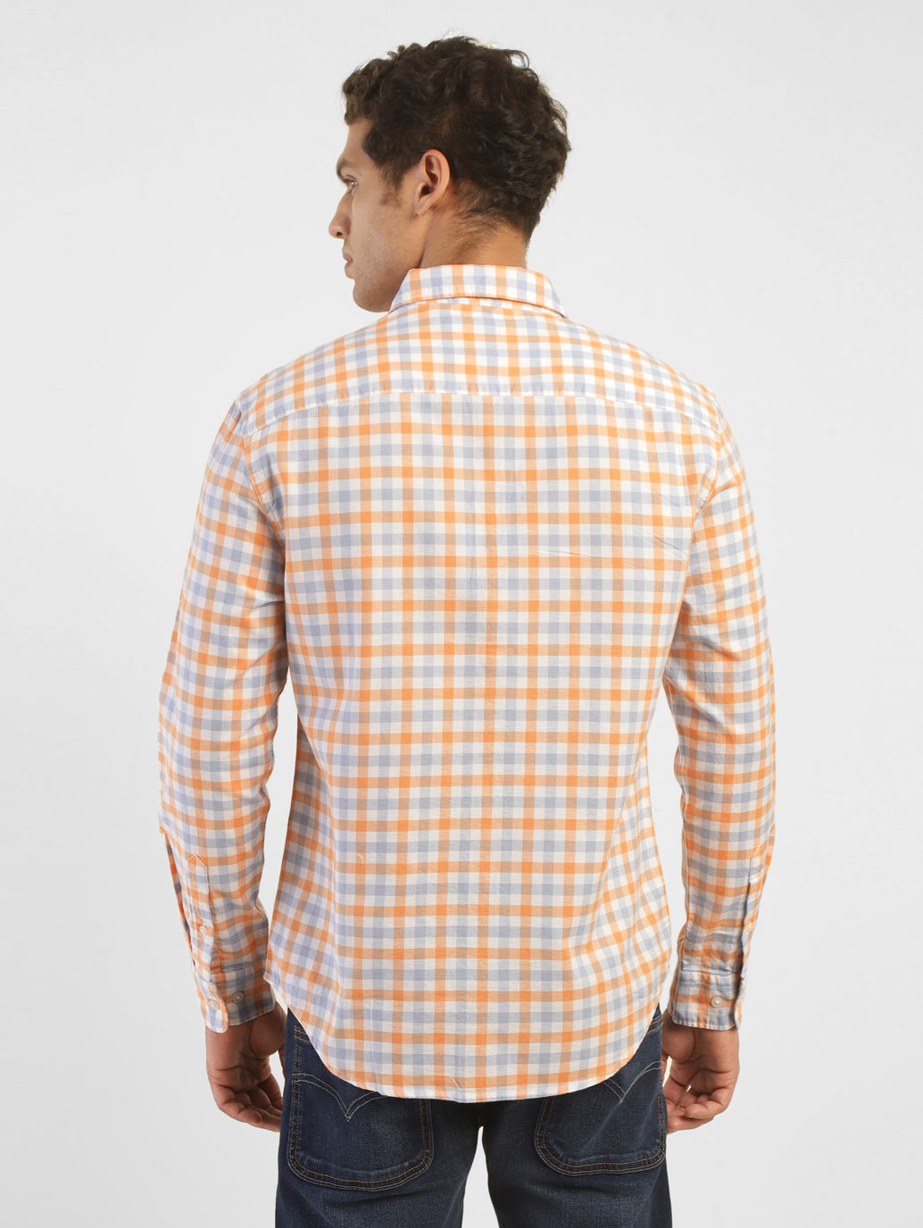 Men's Checkered Slim Fit Shirt