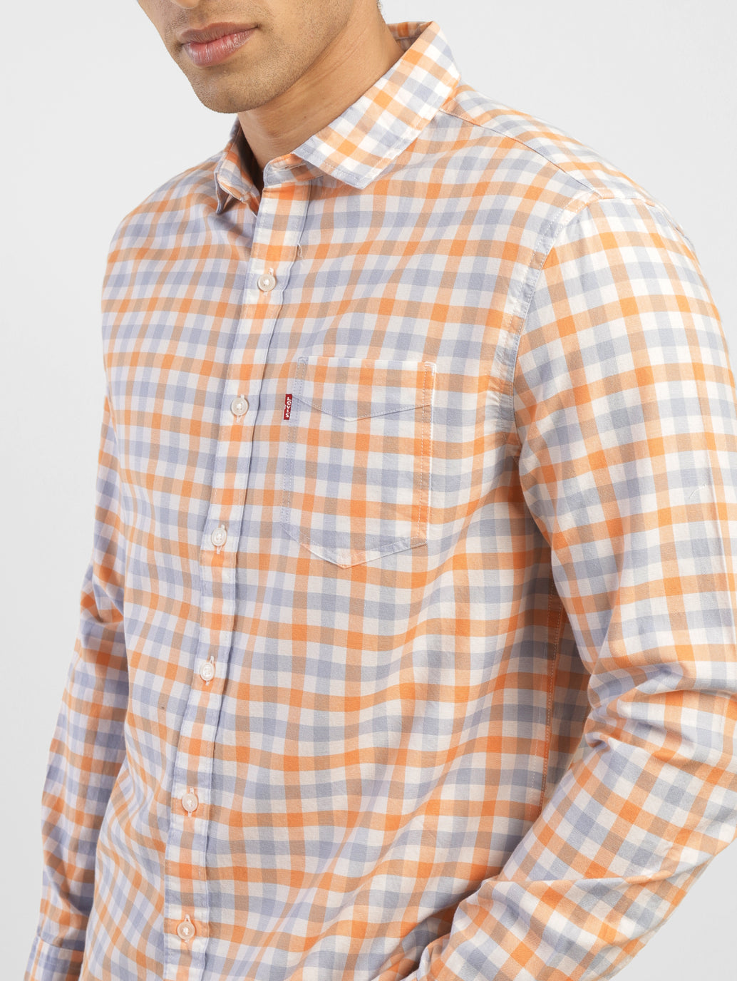 Men's Checkered Slim Fit Shirt