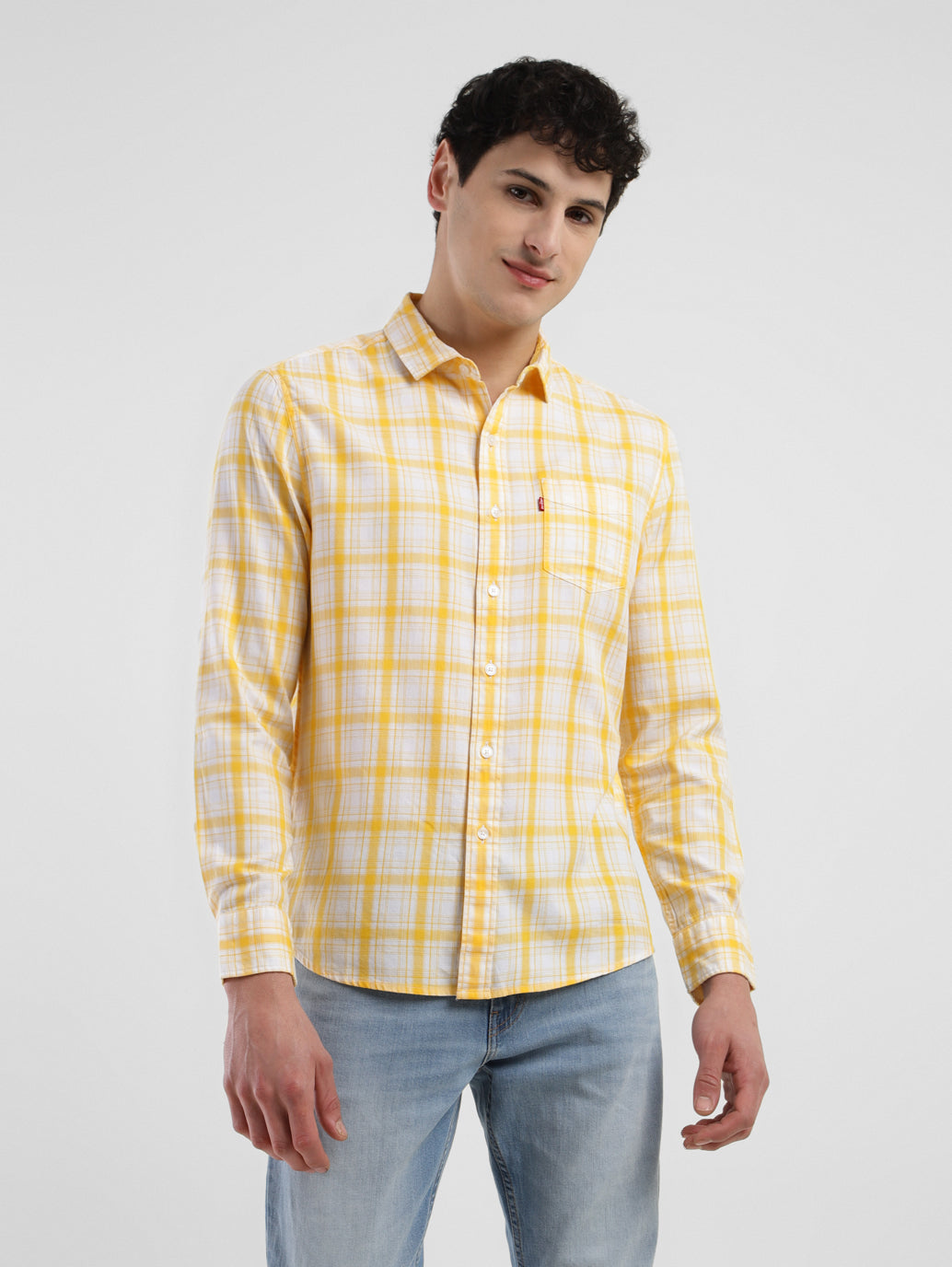 Men's Checkered Slim Fit Shirt