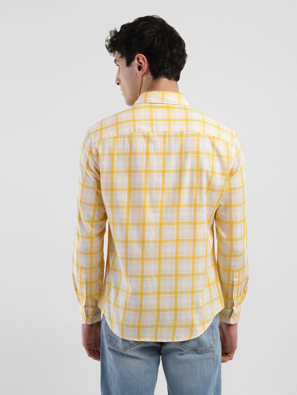 Men's Checkered Slim Fit Shirt