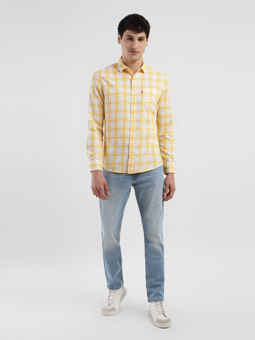 Men's Checkered Slim Fit Shirt