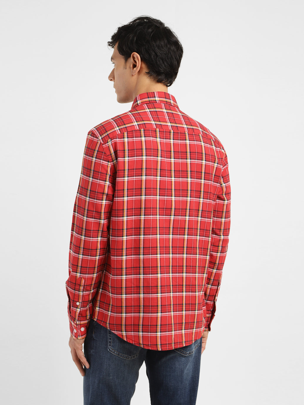 Men's Checkered Slim Fit Shirt