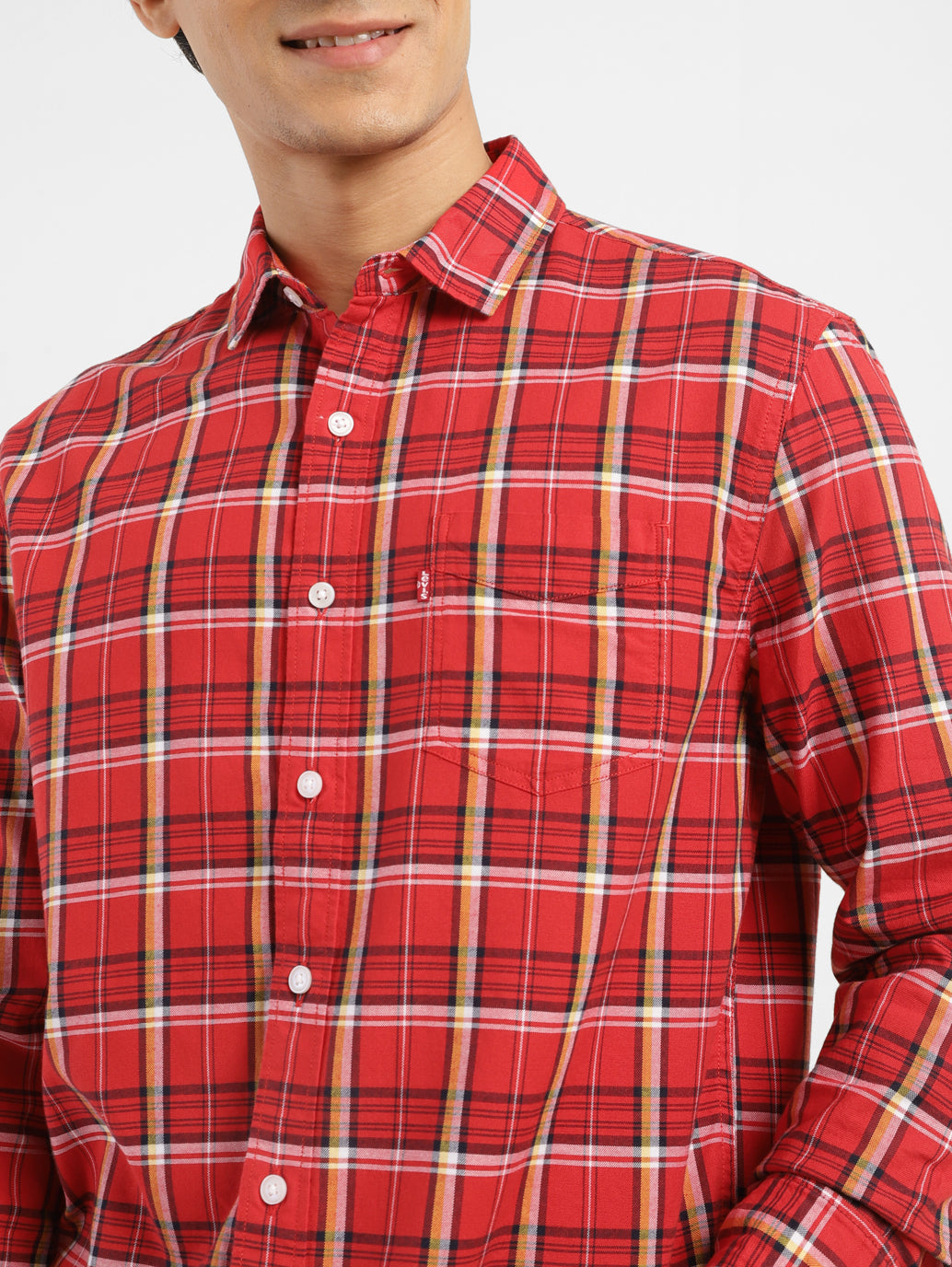 Men's Checkered Slim Fit Shirt