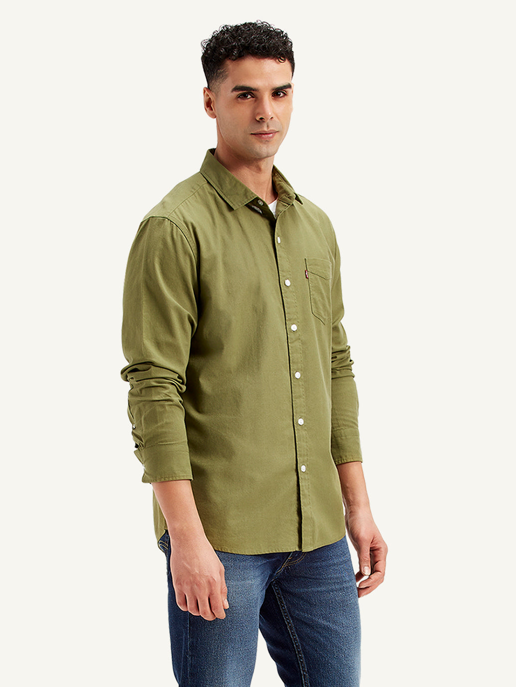 Men's Solid Regular Fit Shirt