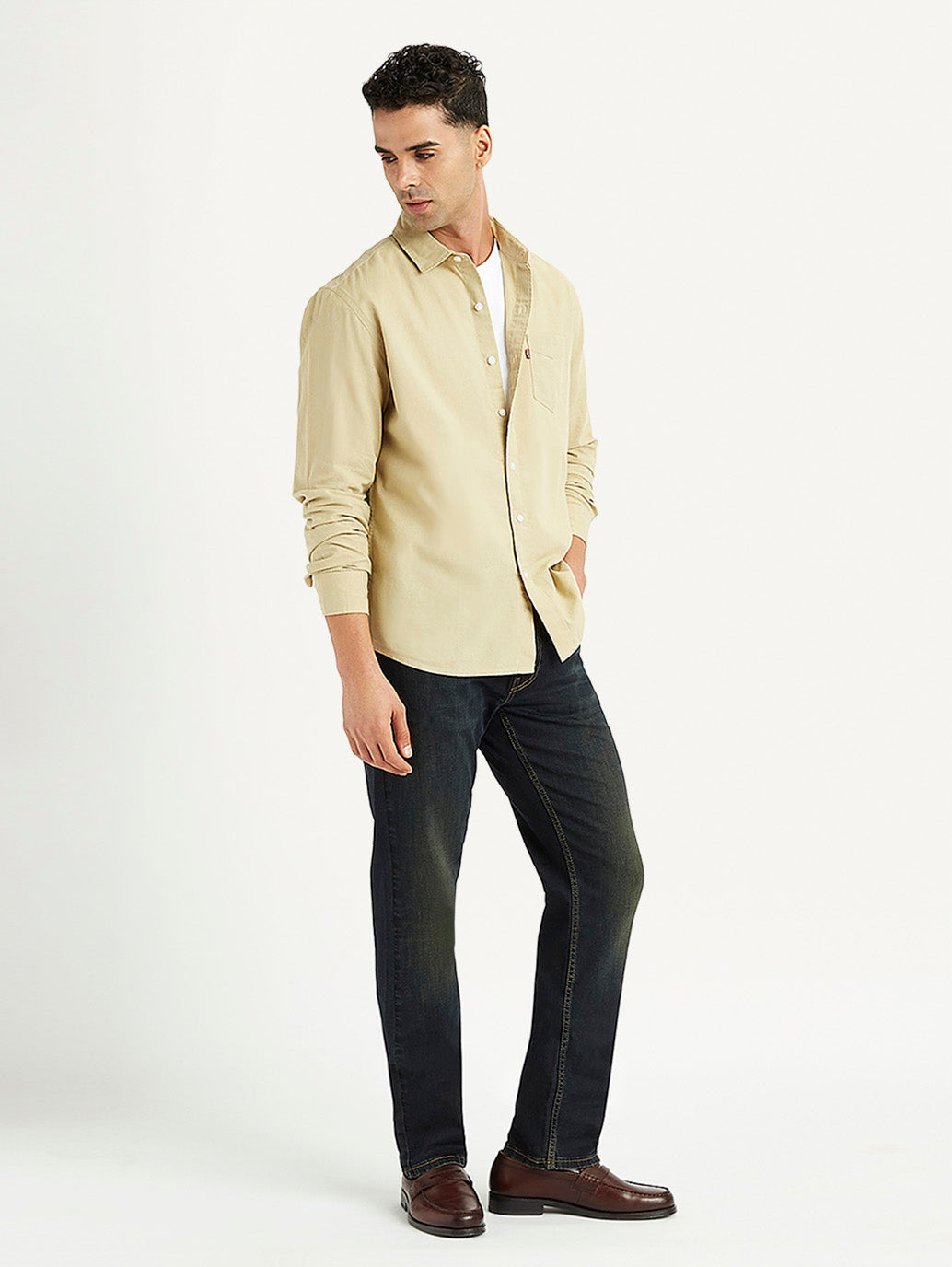 Men's Solid Regular Fit Shirt