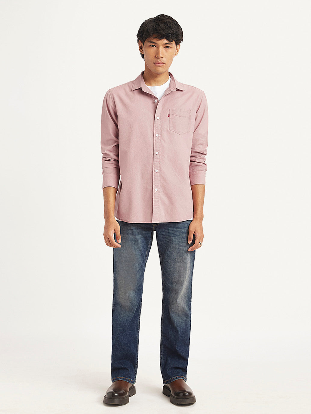 Men's Solid Slim Fit Shirt - 665d27d3-15f3-4bc3-bcec-d90354336e7f View