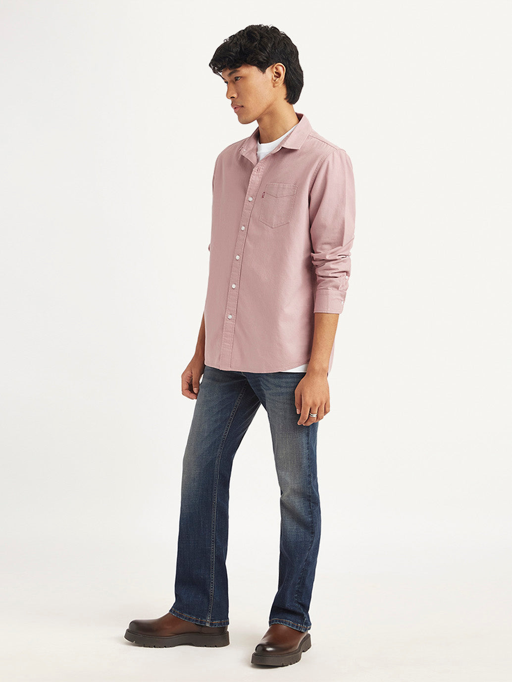 Men's Solid Slim Fit Shirt - 50e66ba5-8a10-4722-892b-f92a5dd116b8 View