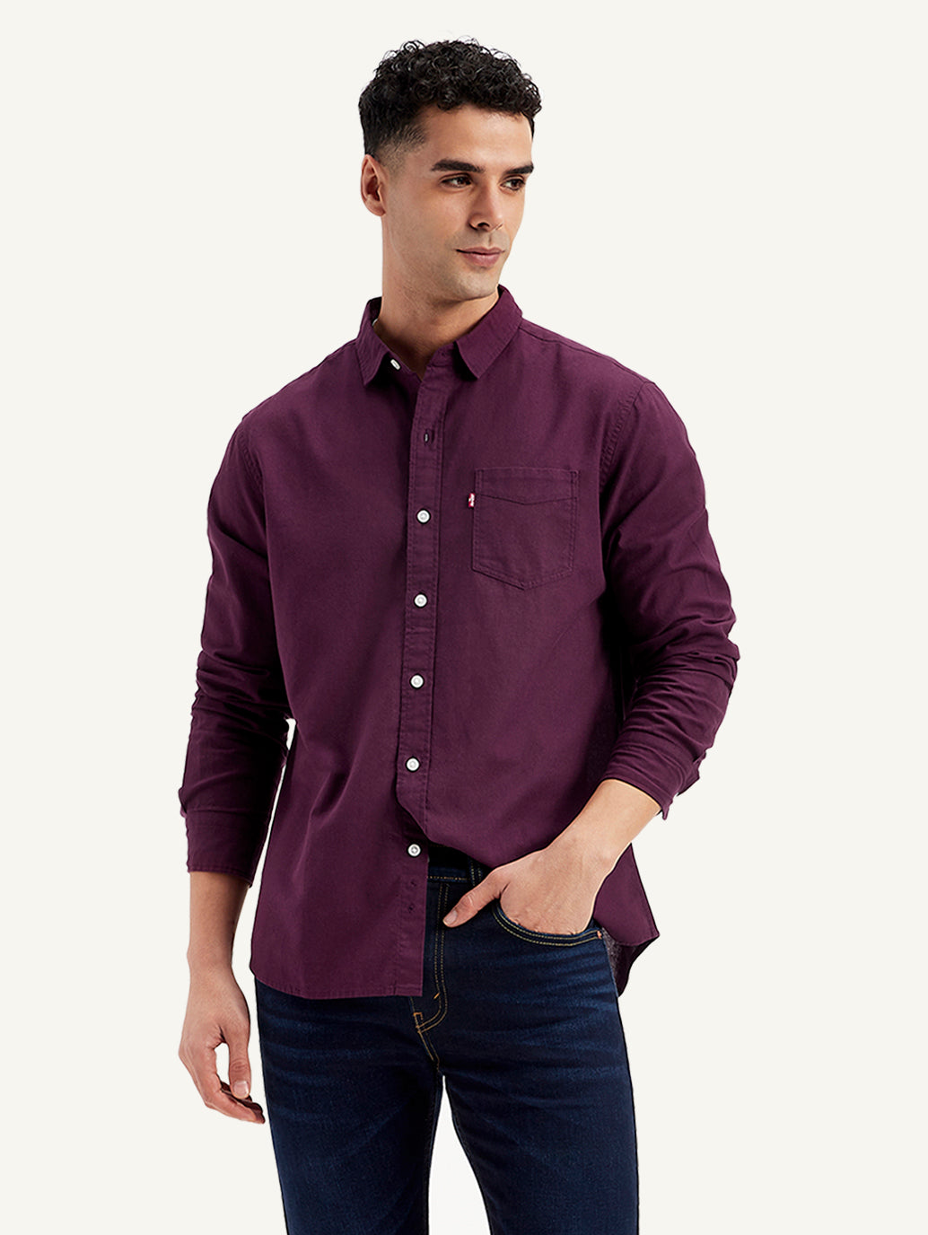 Men's Solid Slim Fit Shirt