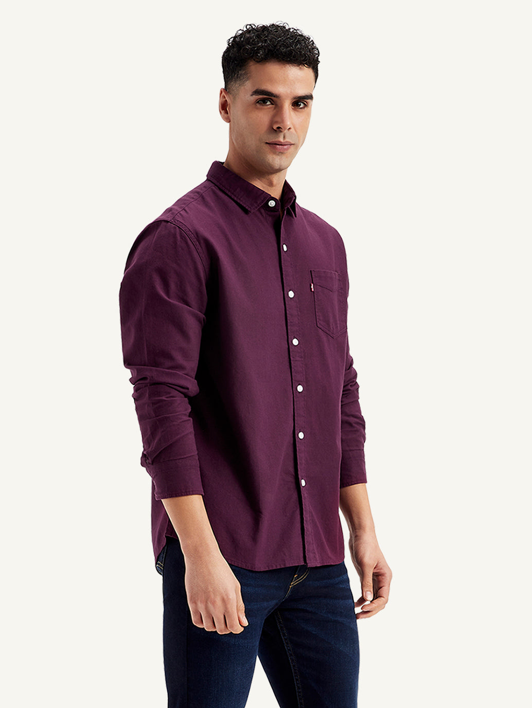 Men's Solid Slim Fit Shirt