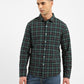 Men's Checkered Spread Collar Shirt