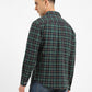 Men's Checkered Spread Collar Shirt