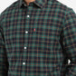 Men's Checkered Spread Collar Shirt