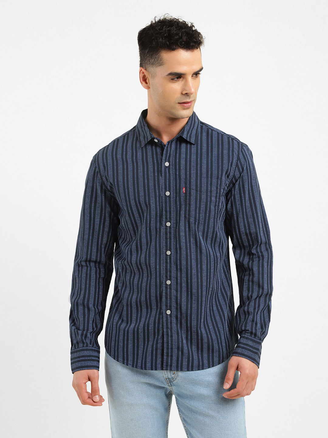 Men's Striped Slim Fit Shirt