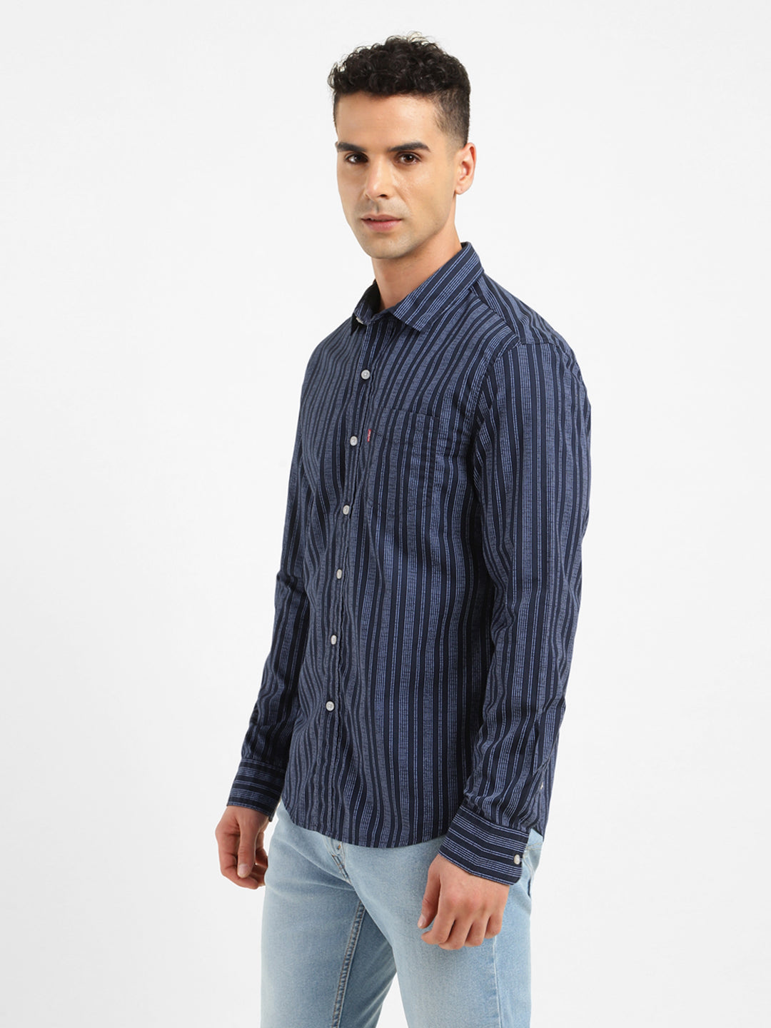 Men's Striped Slim Fit Shirt