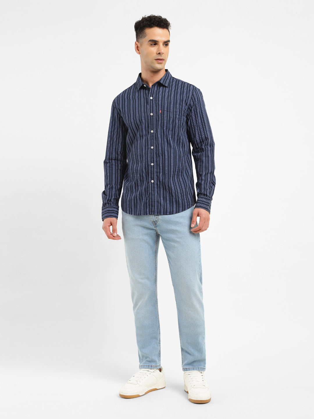 Men's Striped Slim Fit Shirt