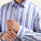 Men's Striped Slim Fit Shirt - Detail View