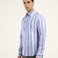 Men's Striped Slim Fit Shirt - Side View