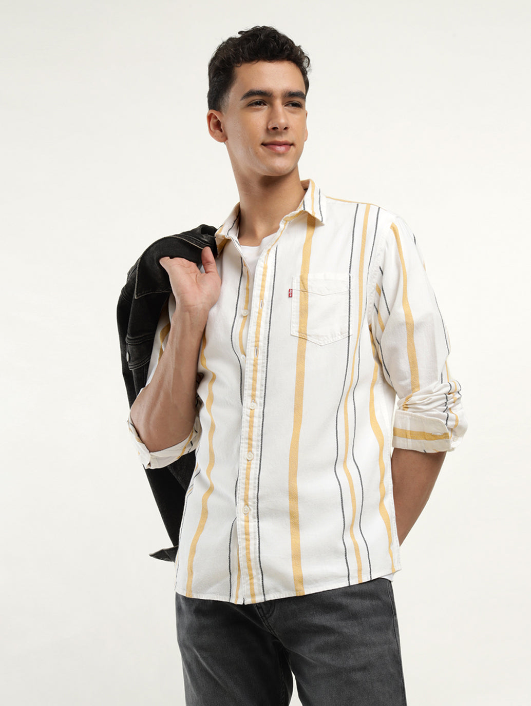 Men's Striped Slim Fit Shirt