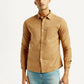 Men's Solid Slim Fit Shirt - Front View