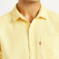 Men's Solid Slim Fit Shirt - Detail View
