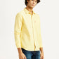 Men's Solid Slim Fit Shirt - Side View