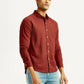 Men's Solid Slim Fit Shirt - Side View