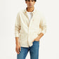 Men's Striped Beige Slim Fit Shirt - Styleshot View