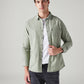 Men's Solid Slim Fit Overdyed Shirt - Styleshot View