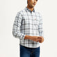 Men's Checkered Multi Color Slim Fit Shirt - Side View