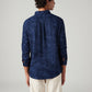 Men's Self Design Slim Fit Shirt - Back View