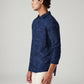 Men's Self Design Slim Fit Shirt - Side View