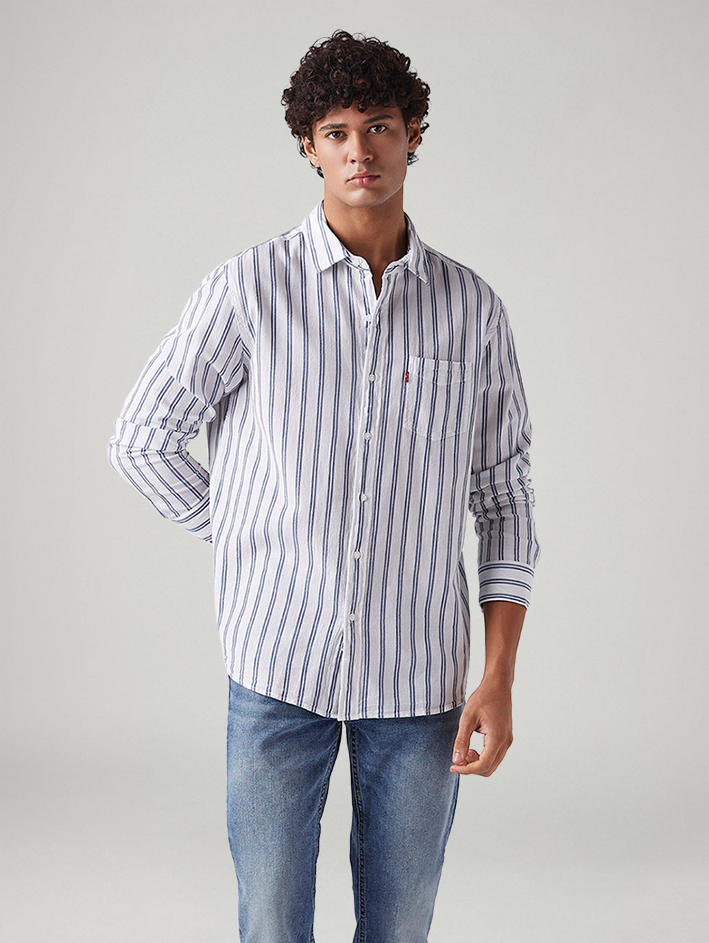 Men's Striped Slim Fit Shirt