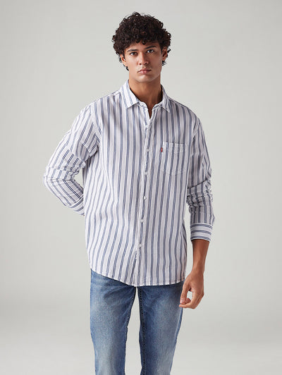 levi's Men's Striped Slim Fit Shirt-picture-27