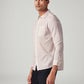 Men's Striped Slim Fit Textured Shirt - Side View