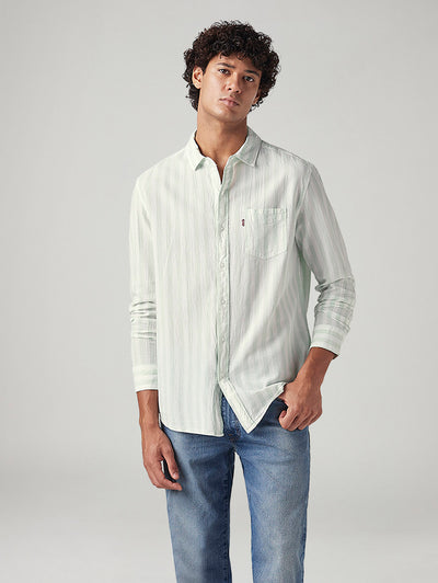 Men's Striped Slim Fit Shirt-image-40