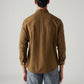 Men's Solid Slim Fit Shirt - Back View