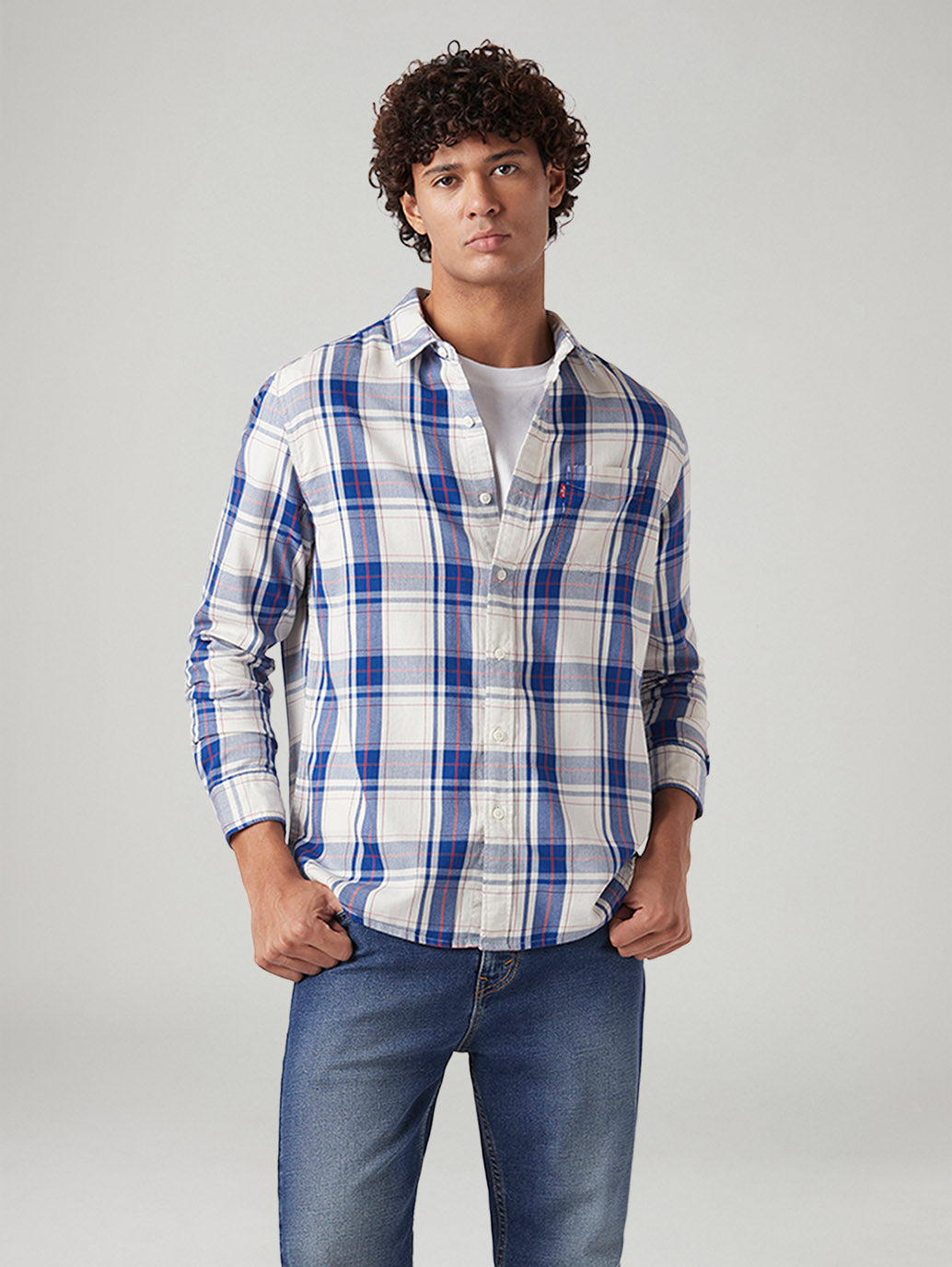 Men's Checkered Slim Fit Shirt