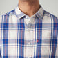Men's Checkered Slim Fit Shirt - Detail View