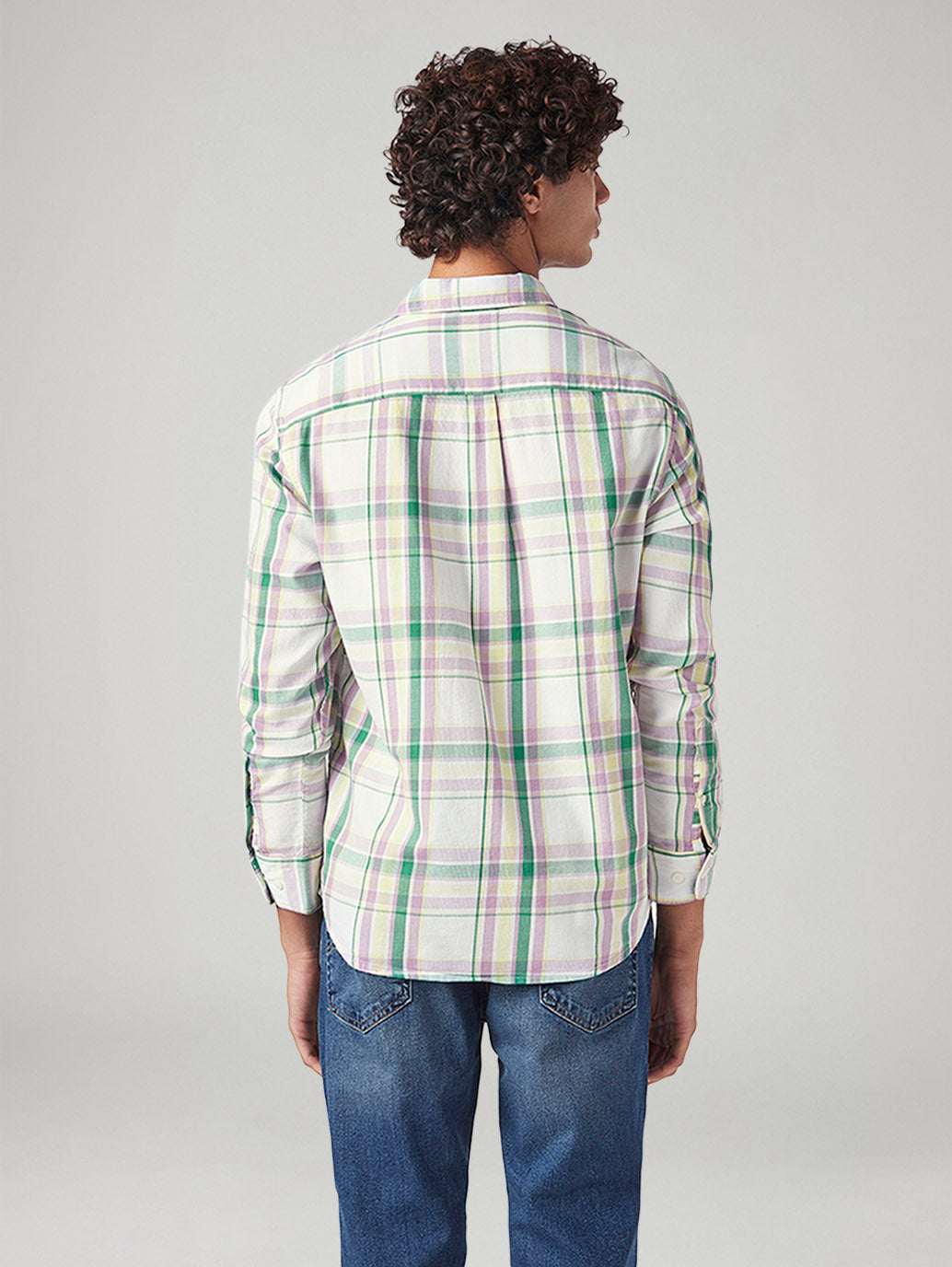 Men's Checkered Slim Fit Shirt - 6a97f69c-9189-4e5a-a678-3d605ef0175d View