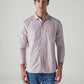 Men's Solid Slim Fit Poplin Shirt - Front View