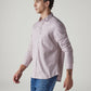 Men's Solid Slim Fit Poplin Shirt - Side View