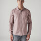 Men's Solid Slim Fit Oxford Shirt - Front View