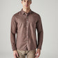 Men's Solid Slim Fit Oxford Shirt - 20 View