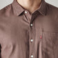 Men's Solid Slim Fit Oxford Shirt - 20 View