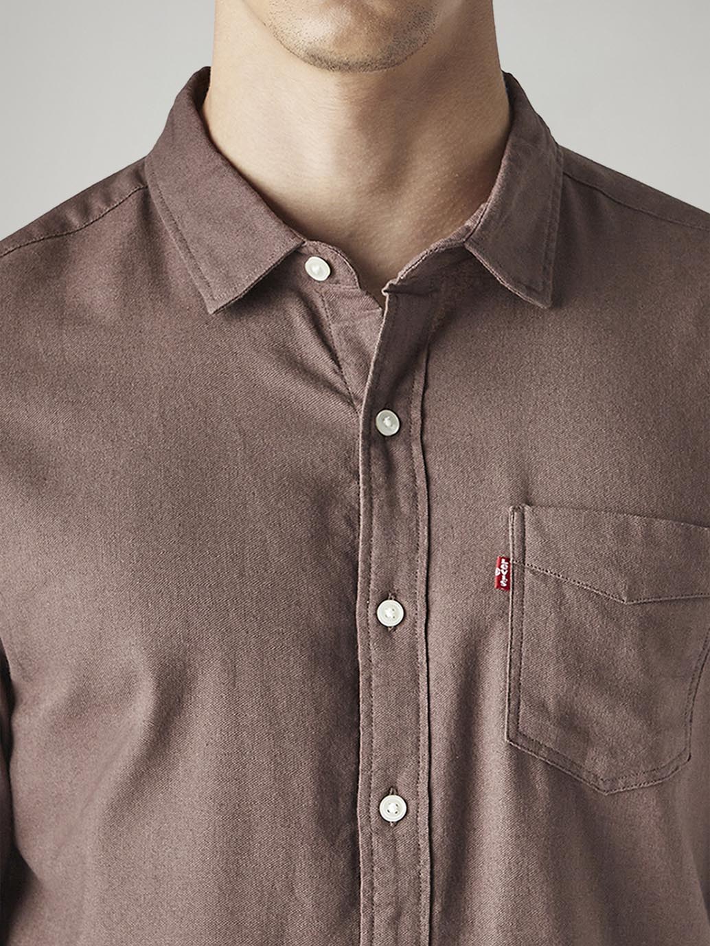 Men's Solid Slim Fit Oxford Shirt - 20 View